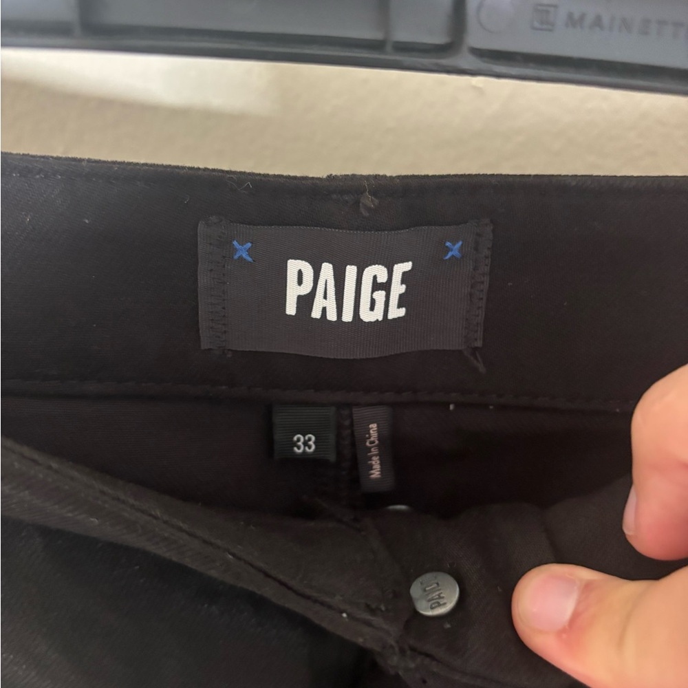 PAIGE High Waist Black Women's Shorts - Picture 4 of 4